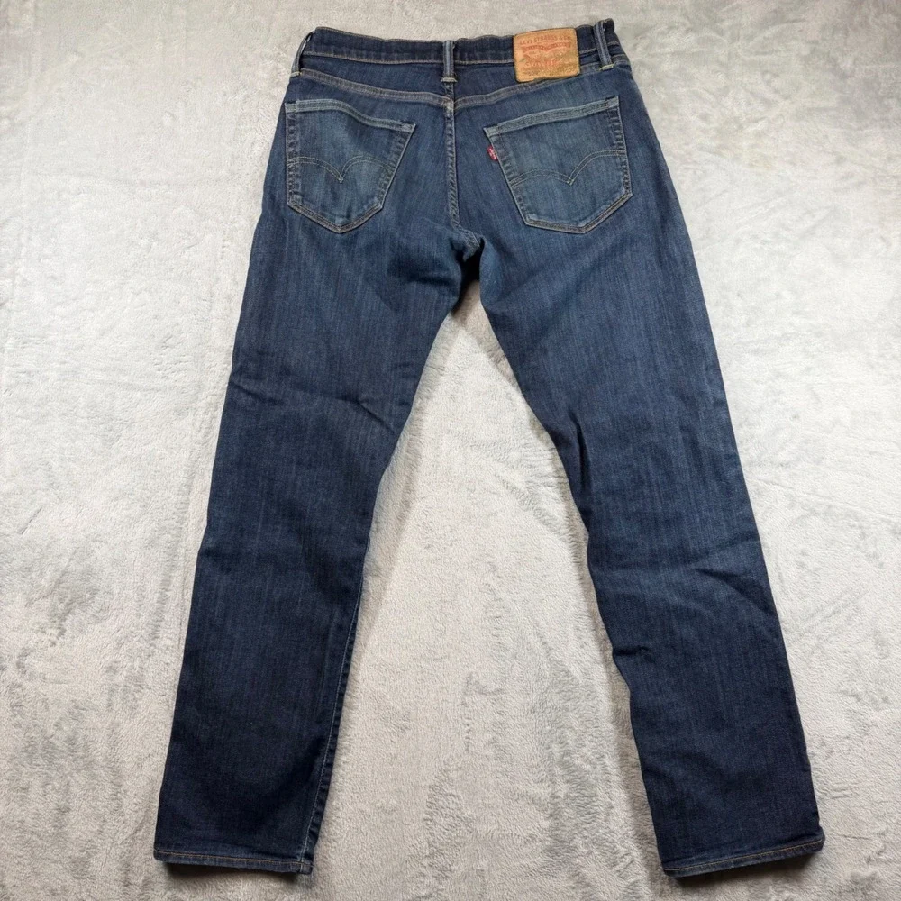 Levis 504 Regular Straight Fit Jeans Mens 31x32 Blue Denim Bought In London